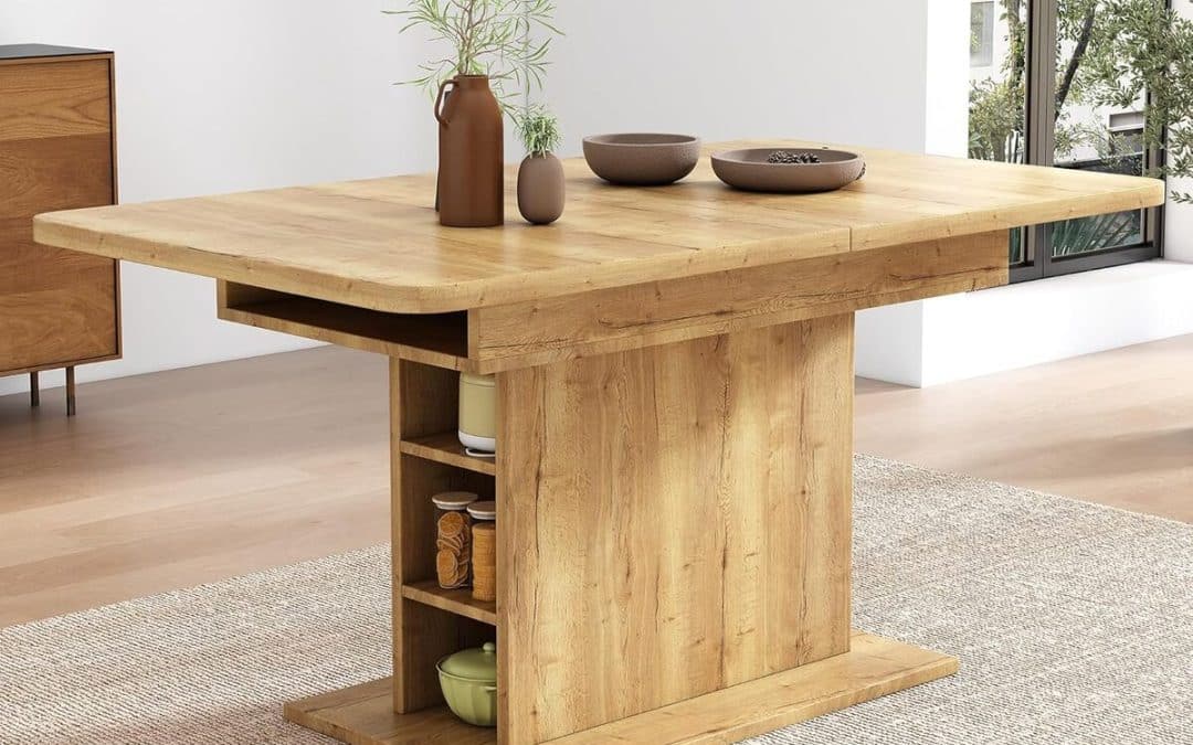 Test : table à manger Merax avec espace de rangement