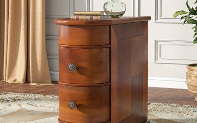 Test : table d&rsquo;appoint Tribesigns en noyer, design pratique et sans montage