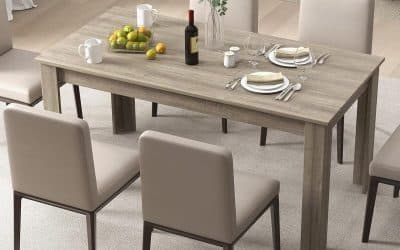 Test : table salle à manger Relax4Life 160 cm, design stable et montage facile