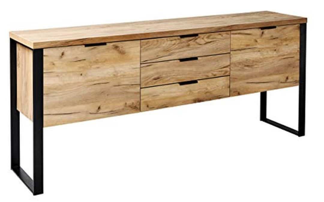 Test : armoire Movian Ems 3 tiroirs et 2 portes, effet chêne