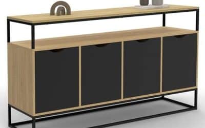 Test du buffet Boston 140 cm : design industriel élégant