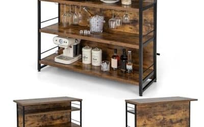 Test komfotteu table de bar industrielle à 4 niveaux