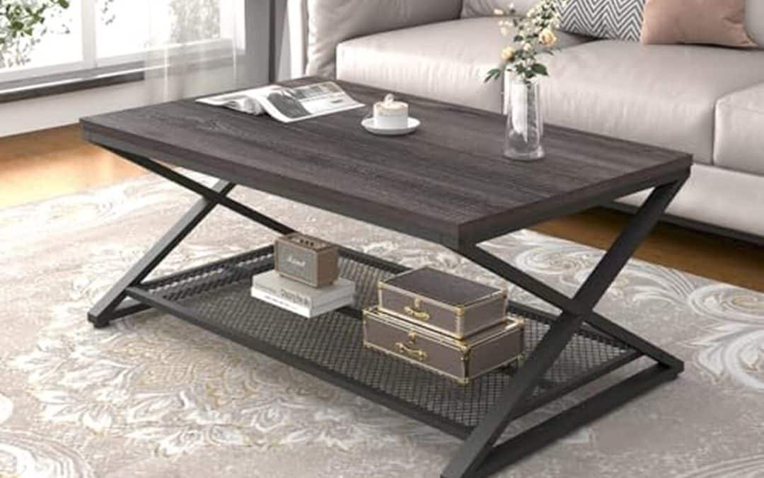 Test : table basse industrielle LVB en bois et métal