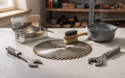 Comment nettoyer les dents d’une lame de scie circulaire ?