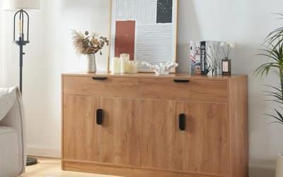 Avis : buffet élégant [en.casa] avec effet chêne