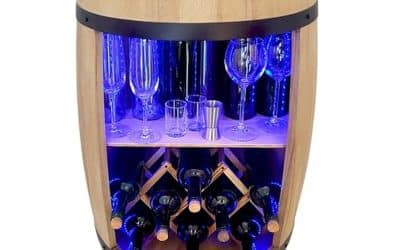 Avis sur le tonneau bar Weeco avec éclairage LED RGB