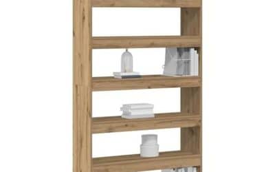 Test : bibliothèque vidaXL en bois d&rsquo;ingénierie beige