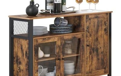 Test : buffet style rustique Vasagle 33x110x75 cm