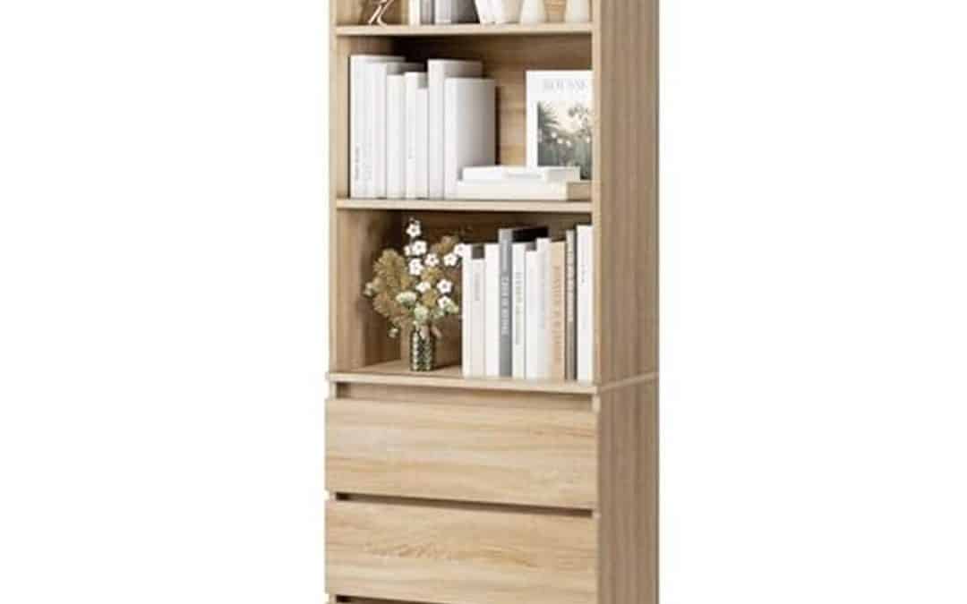 Test de la bibliothèque FirFurd : rangement efficace avec 3 étagères et 3 tiroirs