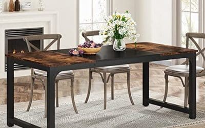 Test de la table Tribesigns : design industriel et espace généreux