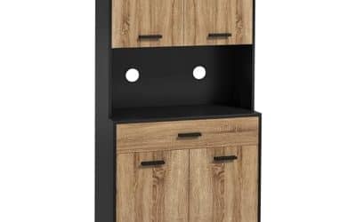 Test de l&rsquo;armoire de cuisine Homcom : design industriel polyvalent