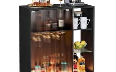 Test du meuble bar Vasagle avec éclairage et porte-verre