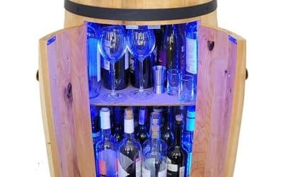 Test du tonneau bar weeco : armoire de bar lumineuse et mobile