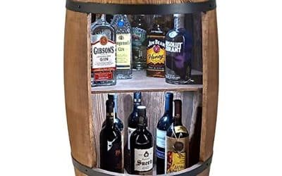 Test du tonneau en bois LED : armoire bar et casier à vin 80 cm Wenge