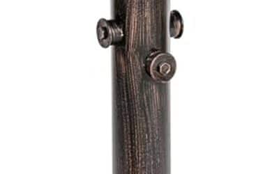 Test : table haute Ruhr CLP avec repos-pieds en bronze