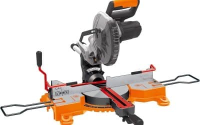 Test de la scie à onglet sans fil WORX WX845.9 20V : coupe précise multimatériaux