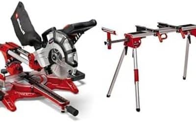 Test : scie à onglet Einhell TC-SM 2131/1 avec piètement stationnaire