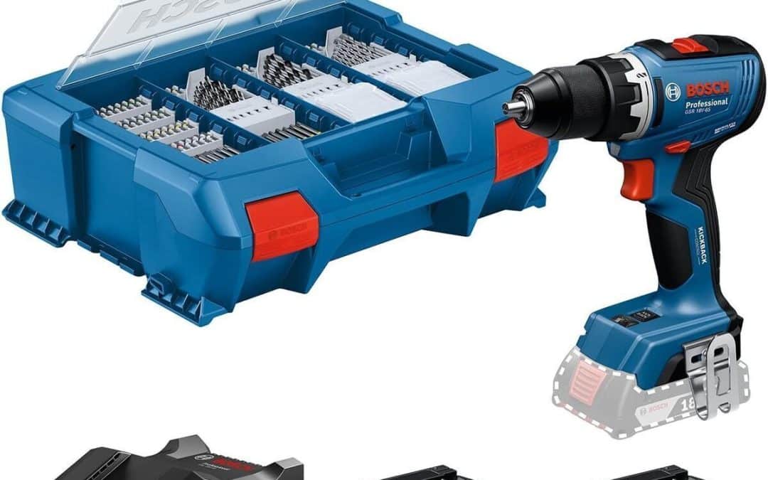 Test Bosch GSR 18V-65 : perceuse-visseuse sans fil performante