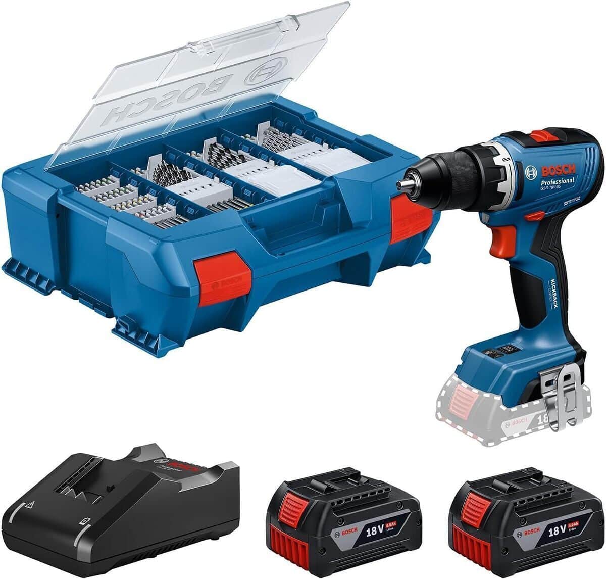Test Bosch GSR 18V-65 : perceuse-visseuse sans fil performante