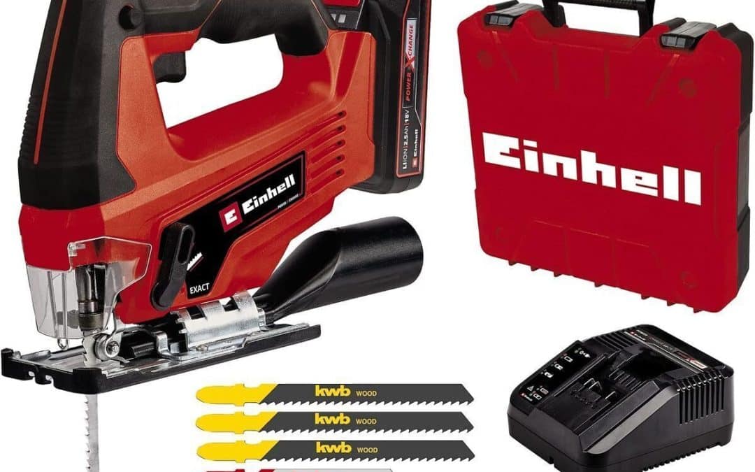Test Einhell scie sauteuse TC-JS 18 Li Kit : performance sans fil