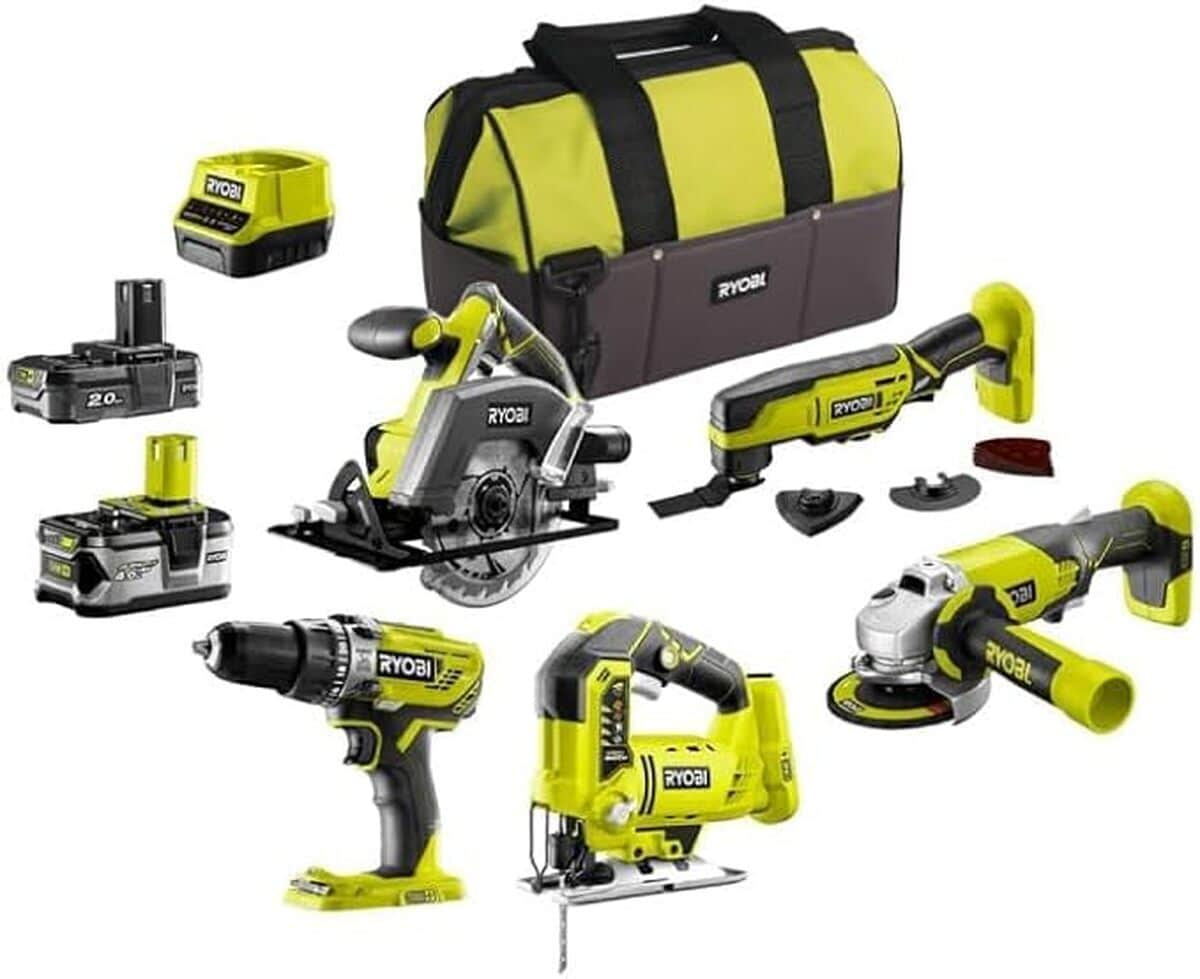 Test pack Ryobi 5 outils : performance et polyvalence
