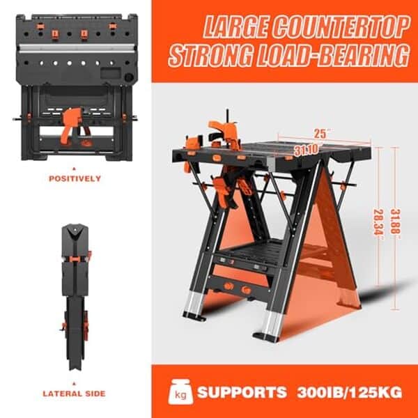 Découvrez notre test complet de l'établi pliable 2 en 1 Larbanke : caractéristiques, avantages et inconvénients pour choisir le meilleur établi de travail.