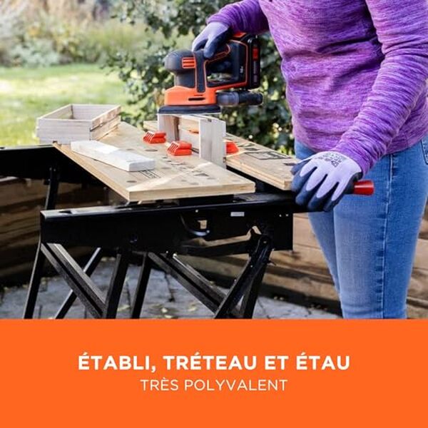 Découvrez notre test détaillé de l'établi deluxe BLACK+DECKER Workmate 825 : caractéristiques, avantages et performances pour vos projets de bricolage.