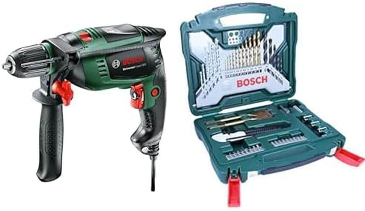 Test de la perceuse Bosch UniversalImpact 800 et forets titane X-Line