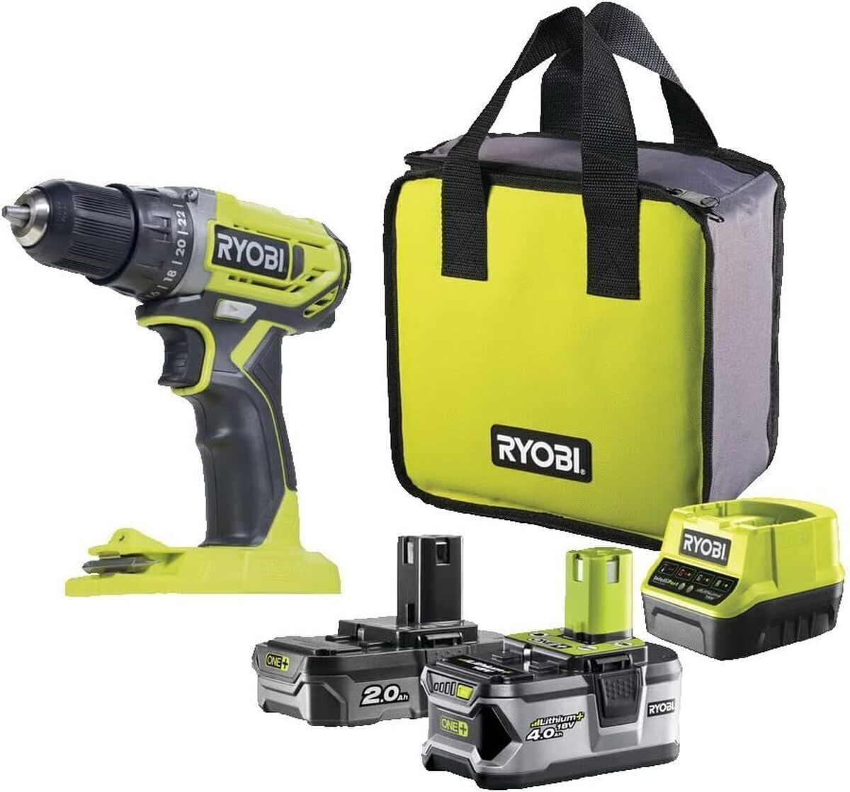 Test de la perceuse-visseuse sans fil RYOBI 18V ONE+ R18DD2-242S