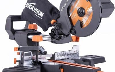 Test de la scie à onglet Evolution R185SMS+ : précision laser et coupe universelle