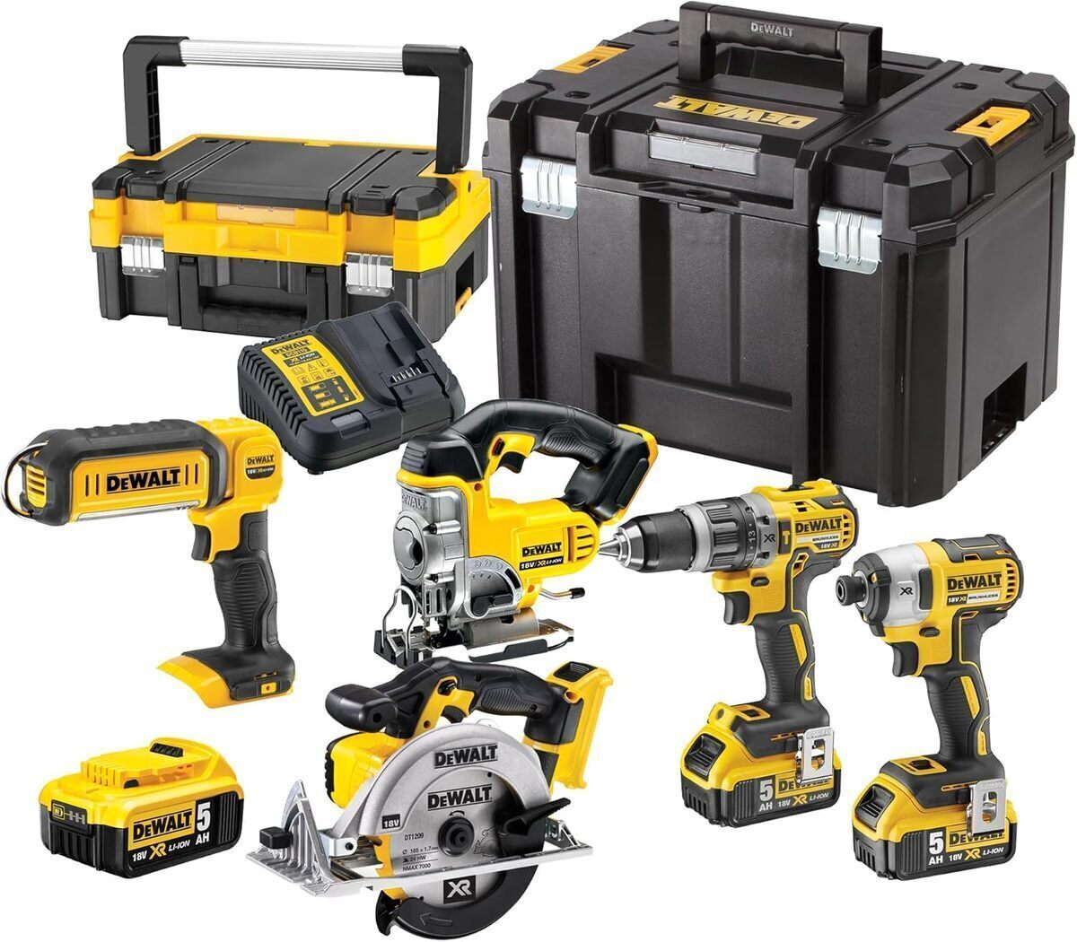 Test : pack 5 outils XR 18V Dewalt DCK551P3T-QW