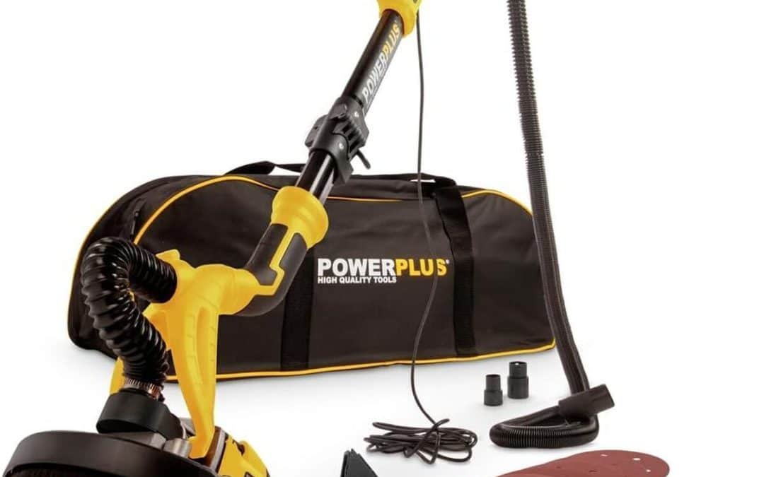 Test : ponceuse girafe Powerplus POWX0477 avec manche télescopique