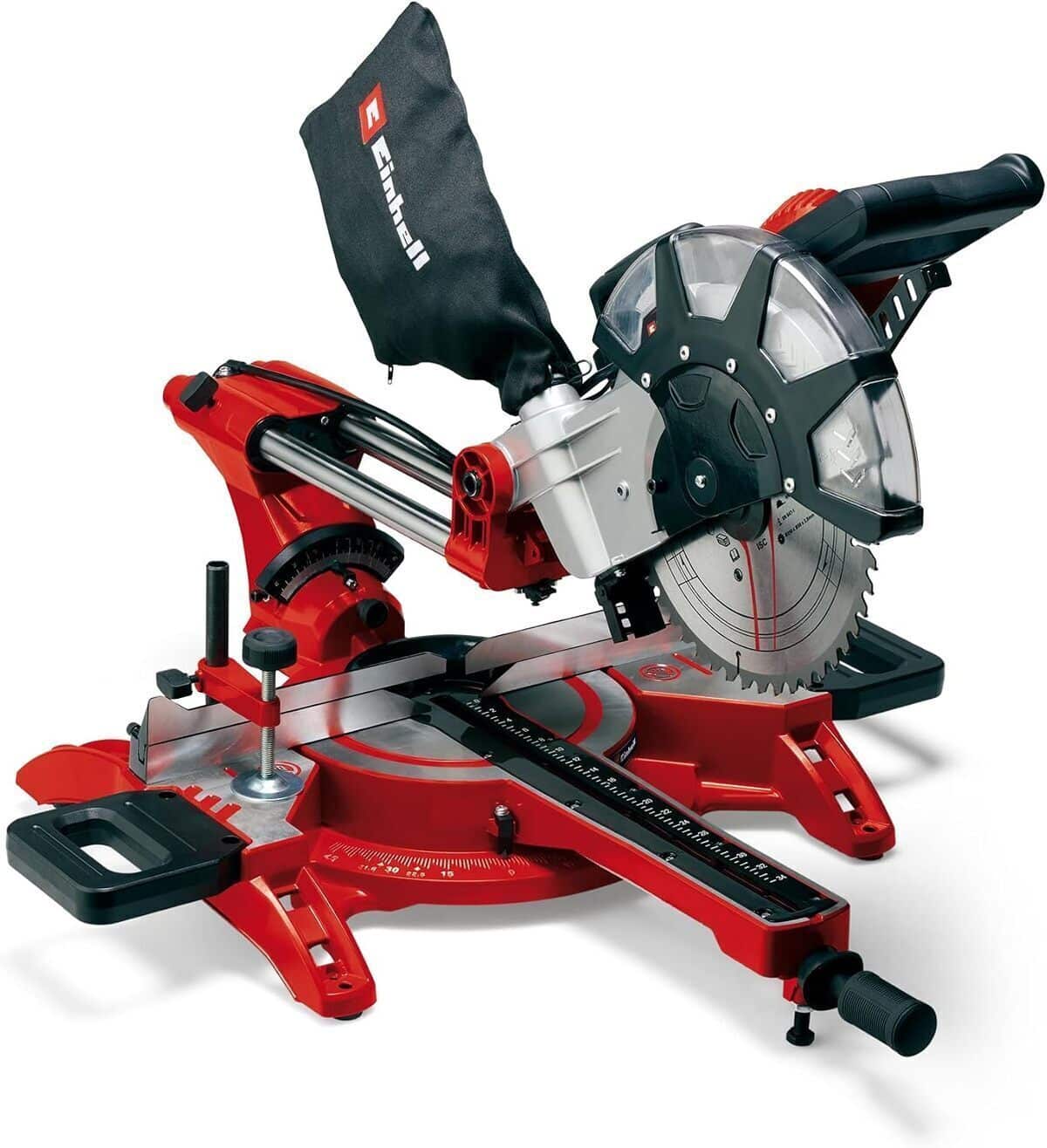 Test : scie à onglet radiale Einhell TC-SM 2534/1 Dual, puissance et précision
